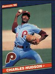 Charles Hudson #622 Baseball Cards 1986 Donruss Prices