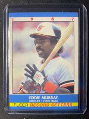 Eddie Murray #24 Baseball Cards 1987 Fleer Record Setters Prices