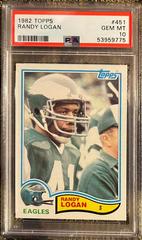Randy Logan #451 Football Cards 1982 Topps Prices