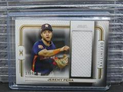 Jeremy Pena Baseball Cards 2023 Topps Definitive Jumbo Relic Collection Prices