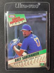 Bret Saberhagen #27 Baseball Cards 1995 Kraft Singles Superstars Prices