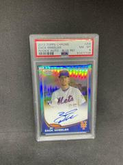 Zack Wheeler #ZW Baseball Cards 2013 Topps Chrome Rookie Autograph Prices
