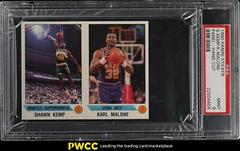 Malone, Kemp Basketball Cards 1990 Panini Sticker Prices