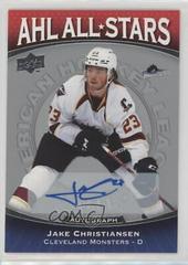 Jake Christiansen [Autograph] #AS-8 Hockey Cards 2022 Upper Deck AHL All Stars Prices