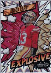 Brock Purdy #5 Football Cards 2023 Panini Absolute Explosive Prices