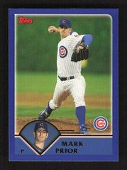Mark Prior #10 Baseball Cards 2003 Topps Prices
