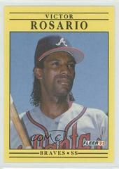 Victor Rosario #701 Baseball Cards 1991 Fleer Prices