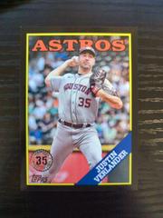 Justin Verlander [Black] #T88-13 Baseball Cards 2023 Topps Silver Pack 1988 35th Anniversary Prices
