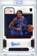 Bones Hyland [Red] Basketball Cards 2021 Panini One and One Rookie Autographs Prices
