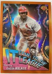 Jordan Walker [Orange] Baseball Cards 2023 Bowman Chrome It Came to the League Prices
