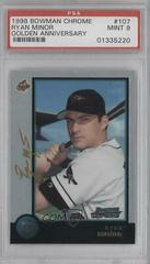 Ryan Minor Baseball Cards 1998 Bowman Chrome Golden Anniversary Prices