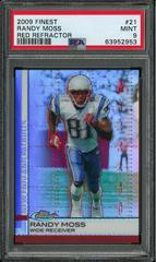 Randy Moss [Red Refractor] #21 Football Cards 2009 Topps Finest Prices