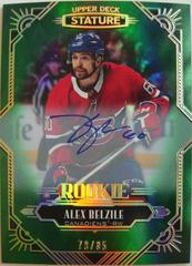 Alex Belzile [Green Autograph] #172 Hockey Cards 2020 Upper Deck Stature Prices