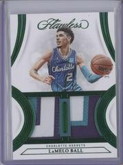 LaMelo Ball [Emerald] #12 Basketball Cards 2021 Panini Flawless Prices