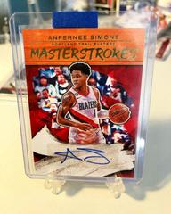 Anfernee Simons #MS-ASB Basketball Cards 2022 Panini Court Kings Masterstrokes Prices