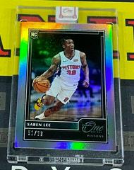 Saben Lee Basketball Cards 2020 Panini One and One Prices