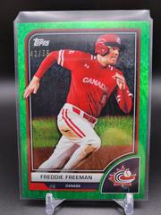 Freddie Freeman [Green Sparkle] #2 Baseball Cards 2023 Topps World Classic Prices