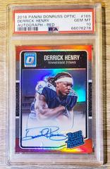 Derrick Henry [Autograph Red] #165 Football Cards 2016 Panini Donruss Optic Prices