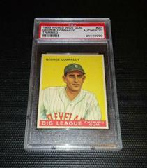 George Connally Baseball Cards 1933 World Wide Gum Prices