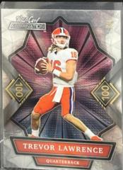 Trevor Lawrence [100 Stripe] Football Cards 2021 Wild Card Alumination Prices