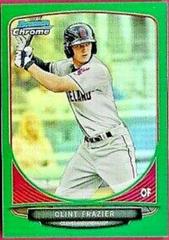 Clint Frazier [Green Refractor] Baseball Cards 2013 Bowman Chrome Mini Prices