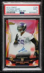 Anthony Barr [Autograph Red Refractor] #145 Football Cards 2014 Topps Finest Prices