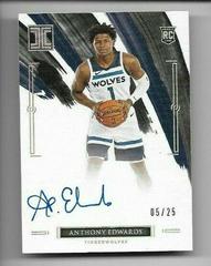 Anthony Edwards [Jersey Autograph Holo Silver] #140 Basketball Cards 2020 Panini Impeccable Prices