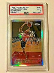 Latrell Sprewell [Refractor] Basketball Cards 1996 Topps Chrome Prices