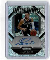 Jalen Suggs [Silver] #LS-JSG Basketball Cards 2023 Panini Prizm Draft Picks Legacy Signatures Prices