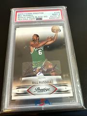 Bill Russell [Bonus Shots Black Signature] #145 Basketball Cards 2009 Panini Prestige Prices