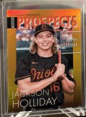 Jackson Holliday [Gold] Baseball Cards 2023 Bowman Modern Prospects Prices