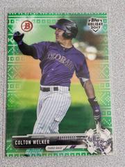 Colton Welker [Green Holiday Sweater] #TH-CW Baseball Cards 2017 Topps Holiday Bowman Prices