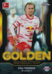 Emil Forsberg Soccer Cards 2021 Topps Chrome Bundesliga Golden Generation Prices