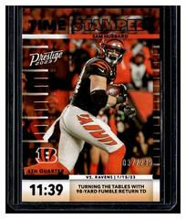 Sam Hubbard [Blue] #TS-8 Football Cards 2023 Panini Prestige Time Stamped Prices