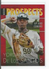 Yordany De Los Santos [Red] Baseball Cards 2023 Bowman Modern Prospects Prices