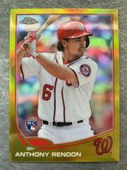 Anthony Rendon [Gold Refractor] Baseball Cards 2013 Topps Chrome Update Prices