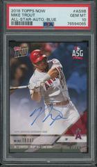 Mike Trout [Autograph Blue] #AS9B Baseball Cards 2018 Topps Now All Star Prices