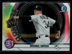 Michael Kopech [Orange Refractor] #BTP31 Baseball Cards 2020 Bowman Chrome Scouts' Top 100 Prices