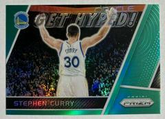 Stephen Curry [Green Prizm] Basketball Cards 2017 Panini Prizm Get Hyped Prices