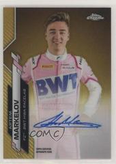 Artem Markelov [Gold] #F1A-AM Racing Cards 2020 Topps Chrome Formula 1 Autographs Prices