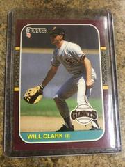 Will Clark Baseball Cards 1987 Donruss Opening Day Prices