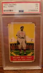 Bill Terry #4 Baseball Cards 1933 DeLong Prices