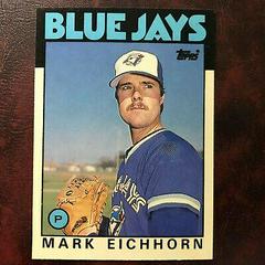 Mark Eichhorn #34T Baseball Cards 1986 Topps Traded Tiffany Prices