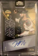 Joey Bart [Gold Refractor] #SFA-JB Baseball Cards 2021 Topps Chrome Black Super Futures Autographs Prices
