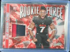Bijan Robinson [Holo Silver] #RF-22 Football Cards 2023 Panini Absolute Rookie Force Prices
