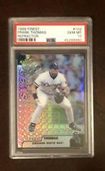 Frank Thomas [Refractor] #102 Baseball Cards 1999 Finest Prices