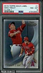 Mike Trout [Class 1] #1 Baseball Cards 2016 Topps Gold Label Prices