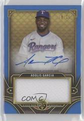 Adolis Garcia [Sapphire] Baseball Cards 2022 Topps Triple Threads Single Jumbo Relics Autographs Prices