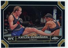 Katlyn Cerminara [Black Refractor] #107 Ufc Cards 2024 Topps Chrome UFC Prices