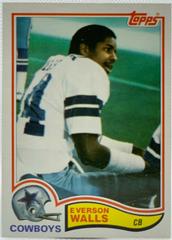 Everson Walls Football Cards 1982 Topps Prices